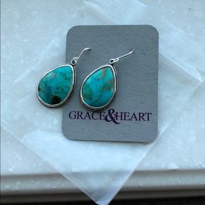 NEW grace & heart earrings